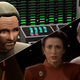 Odo as he appears in Star Trek Online, and alongside Kira in Deep Space Nine.